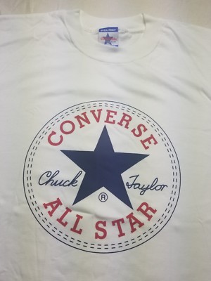 VINTAGE NEW CONVERSE ALL STAR CHUCK TAYLOR BIG LOGO MADE IN USA T