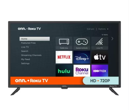onn. 32” Class HD (720P) LED Roku Smart TV M1
