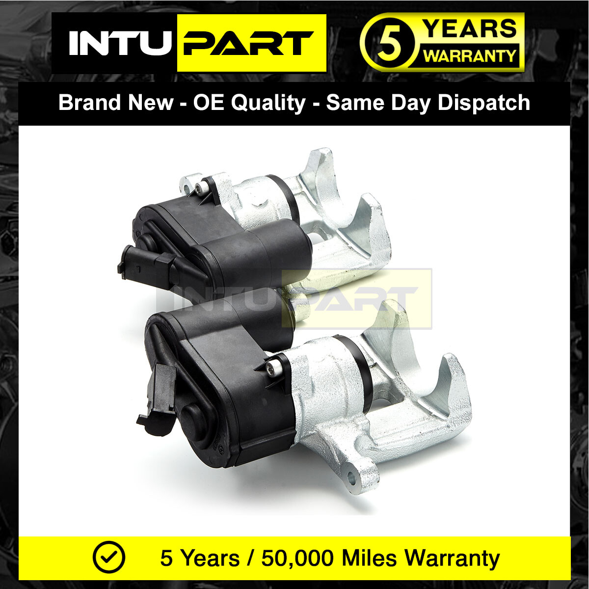 IntuPart 2x Electronic Park Brake Calipers Rear Fits Audi Q3 VW Passat Sharan Ti