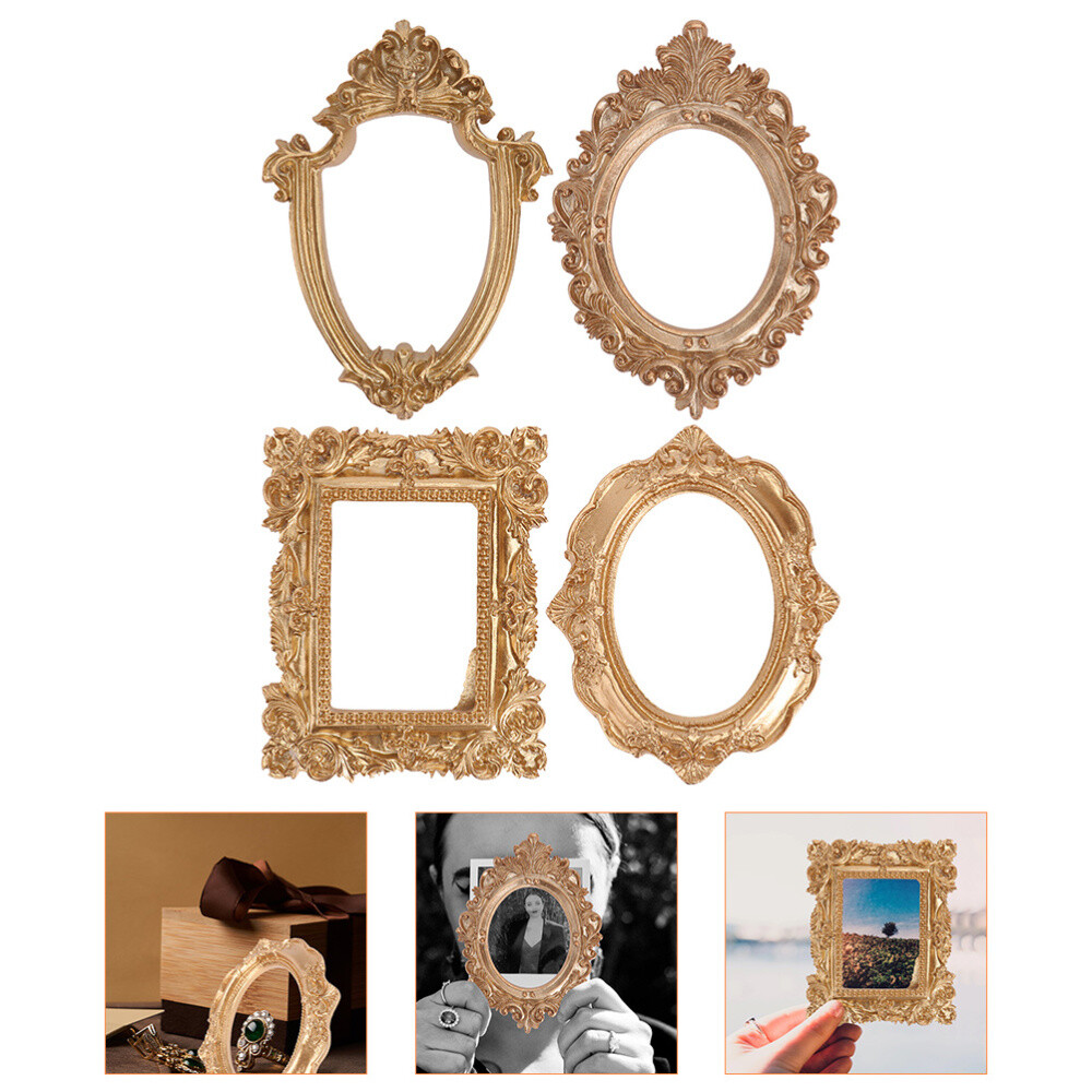 4 Vintage Photo Frames for Jewelry Display and DIY eBay