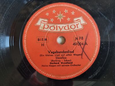 Gerhard Wendland - Vagabundenlied / Du Bist Der Gute Engel Meines Lebens Schella