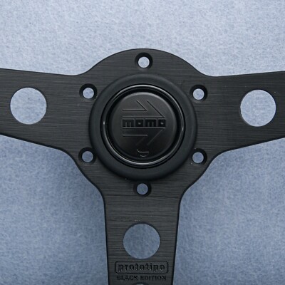 MOMO Prototipo P5 Black Edition 350mm Steering Wheel Genuine MOMO Prototipo P5 Black Edition 350mm Steering Wheel Genuine