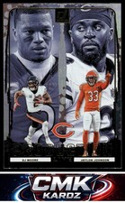 D.J. Moore / Jaylon Johnson #8 Donruss Production Line Galactic Chicago Bears