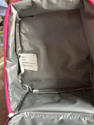 Bolsa de almuerzo aislada Disney Minnie Mouse rosa con cremallera usada - Imagen 8 de 13