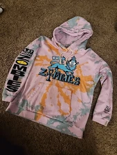 Flatbush Zombies FBZ Orange Sunshine Pullover Hoodie Pink  Glorious Dead Sz SML
