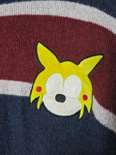 69 Hats Christory Chris Chan Sonichu Sweater Size XL Youtube Wool Mohair Stretch - Picture 3 of 9