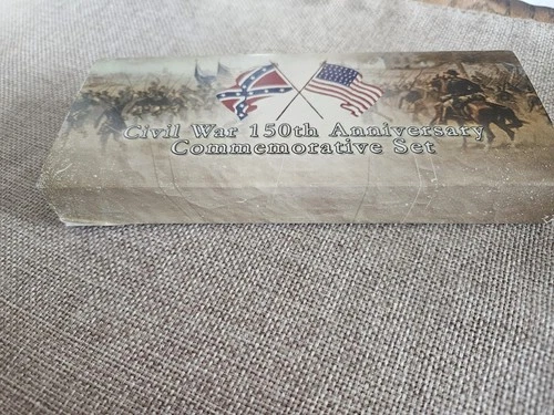 Civil War 150th Anniversary Commemorative Set Stamp Bullet Coin