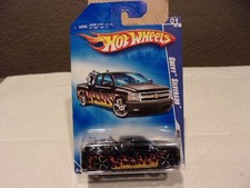 Hot Wheels Heat Fleet Chevy Silverado w/Bike 2008 Mattel 01 of 10 117/190 1:64