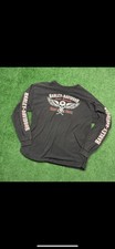 Harley- Davidson Jackson Hole Wyoming Long Sleeve t Shirt Men&rsquo;s Size Large