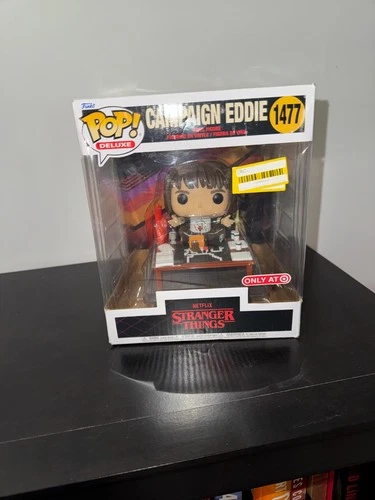 Funko Pop Stranger Things Campaign Eddie 1477 Damaged box