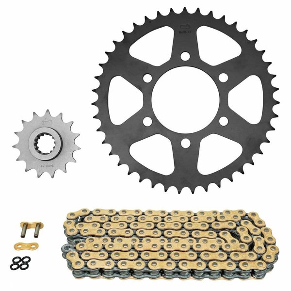 Kettensatz Passend FüR Kawasaki 750 Z750 2004-2014 520 15X43 (Kronendurchmesser-image