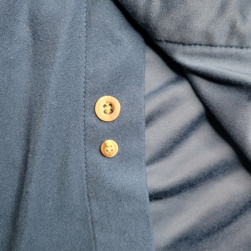 VTG Browning Button Up Shirt Mens Size Small Blue Long Sleeve Casual Buck Suede - Picture 8 of 16