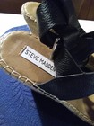 Steve Madden Black Wedge Sandals, Sz 10M, New — photo 2