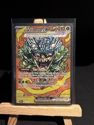 Teal Mask Ogerpon ex #145 Pokemon Karte - Prismatic Evolutions English NM