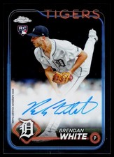 2024 Topps Chrome #RA-BW Brendan White Rookie Autograph