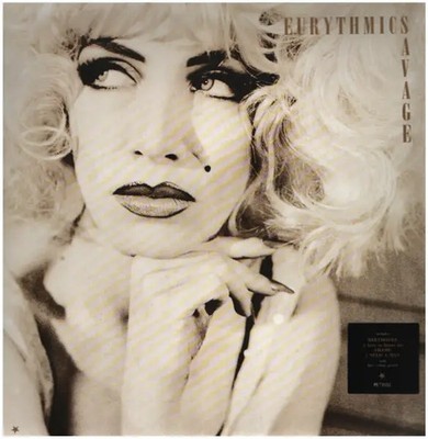 Eurythmics Savage POSTER INCL. NEAR MINT RCA Vinyl LP