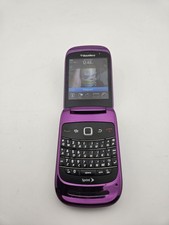BlackBerry Style 9670 - Royal Purple Sprint Vintage QWERTY Flip Phone -Working