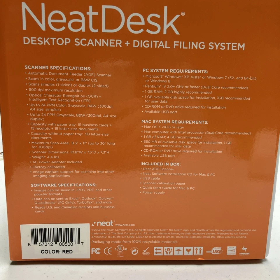 Neat Desk Desktop Scanner and Digital Filing - Image 2 of 4