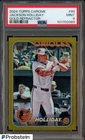 2024 Topps Chrome Gold Refractor #88 Jackson Holliday RC Rookie 21/50 PSA 9