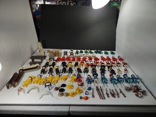 Playmobil Vintage Mixed Lot 1974 Figures, Accessories