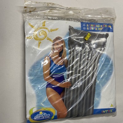 Intex The Wet Set Inflatable Pool Float Gray #59725 72'' x 30  Sealed 2006