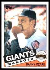 Danny Ozark 1985 Topps #365 Giants MLB READ FREE SHIPPING AutographDen