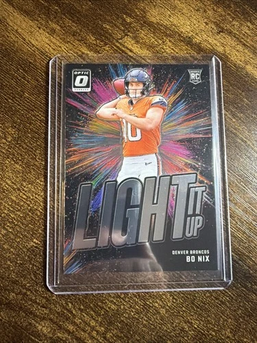 BO NIX LIGHT IT UP BRONCOS 2024 DONRUSS OPTIC ROOKIE
