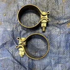 Two (2) Narrow Band Exhaust Seal Clamp Stainless 2.75" OD Exhaust Pipe 63.5mm