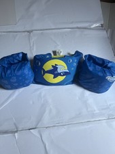 Stearns Puddle Jumper Kids Life Jacket Vest Blue Shark 30-50 lbs USCG Approved