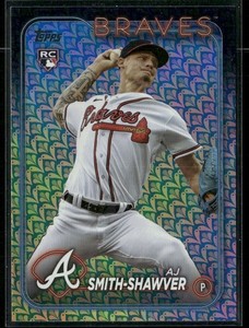 2024 Topps Series 1 - AJ Smith-Shawver #117 Holiday (RC)