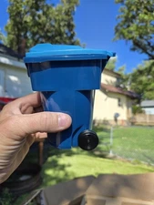 Rehrig Mini Waste Management Trash Cart Desk Republic Services Recycling Cart