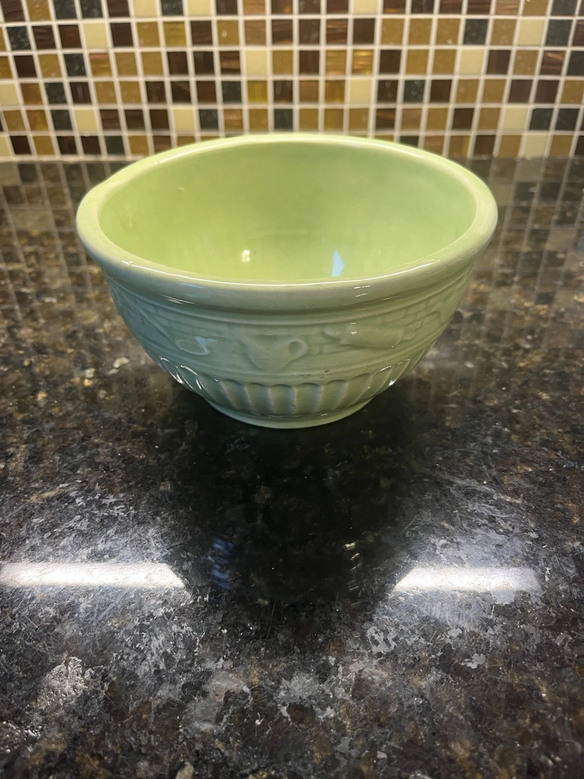 Vintage REPCO Rosewill Mixing Bowl No 227-6, Mint Green, Small 6inches. VTC