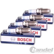 4x BOSCH Zündkerze Set Super Plus VR8SC+ 0242129510 für Citroen Dacia Peugeot
