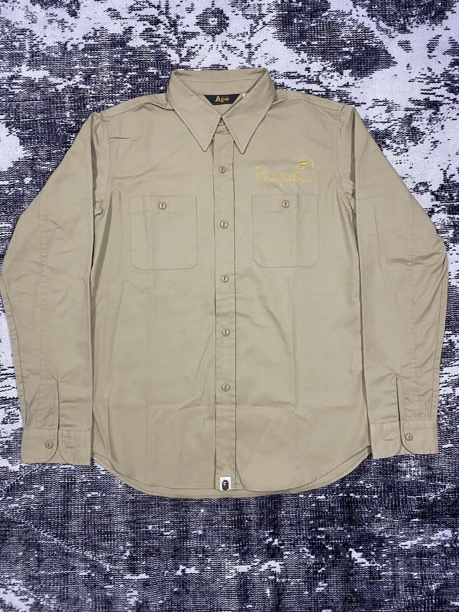 A Bathing Ape Button-Up Casual Button-Down Shirts for Men for sale