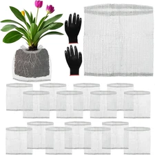 16 Pcs Root Guard Gopher Proof Stainless Wire Steel Baskets, 3 Gallon Gophers Mo