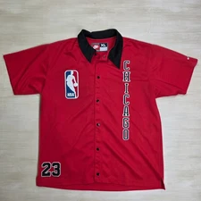 Vintage Nike Chicago Bulls Jordan Warm Up NBA Snap Shooting Jersey Size 2XL