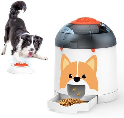 Dog Puzzle Feeder Toy, Interactive IQ Training, Electronic Treat Dispenser, Auto