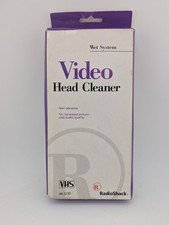 Vintage Radio Shack VHS Video Non-Abrasive Wet Head Cleaner Cassette Tape