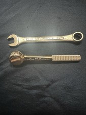 S-k Ratchet 40970 Pat 1981526 Gold Plated Lectrolite C-14 Wrench 1960s Rare