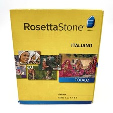 Rosetta Stone Italiano Levels 1 5 Version 4 NEW Factory Sealed
