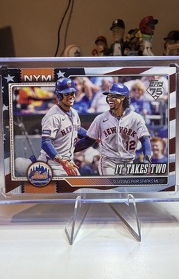 2026 Topps Series 1 - Juan Soto, Francisco Lindor #52 Independence Day /76