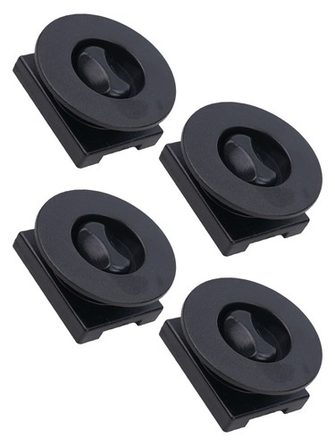 4* Black Car Carpet Fastener Floor Mat Holders Clip Fixing Grips Clamps Set - Picture 6 of 12