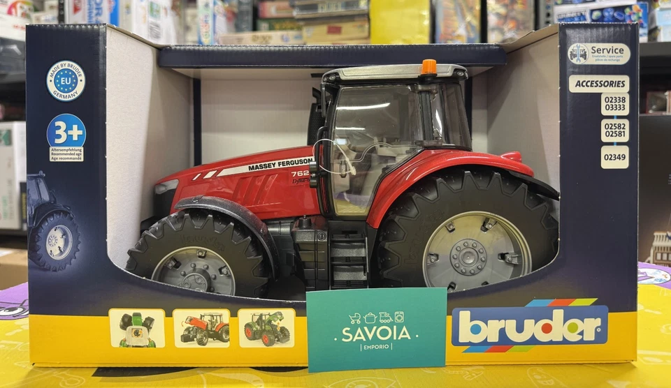 BRUDER 03046 - scala 1:16 - TRATTORE MASSEY FERGUSON 7624 - NUOVO - SIGILLATO - Immagine 2 di 4
