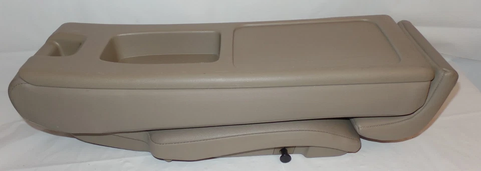 Toyota Highlander 2008-2013 segunda fila asiento de salto medio caja cuero tostado OEM Foto 2 de 4