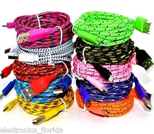 (2 pack) Micro USB 2.0 cable For Cell Phone Charging data Sync Charger Cord