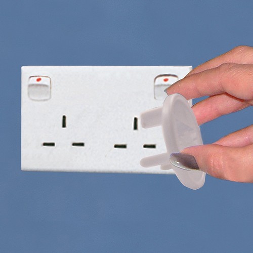 10 Baby Safety Plug Socket Covers Set Child Proof Guard Electric