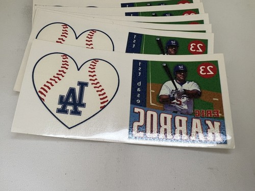 Lot Of 28 Vtg LA Dodgers Baseball Temporary 2x4" Tattoo Eric Karros - Picture 2 of 4