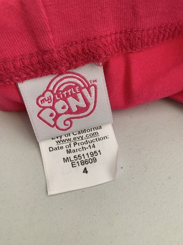 Kohl’s My Little Pony Girls Bike Shorts Sz: 4 Hot Pink RETAIL: $20 (MW-1(x2)) - Picture 5 of 6