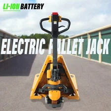 APOLLOLIFT Walkie Electric Lithium Pallet Jack Truck 3300lb Cap. W/ 48"X27" Fork