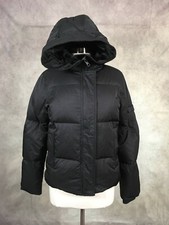 Kenzo Paris Down Jacket Zipper Front Hooded Rubber Logo Size S Small